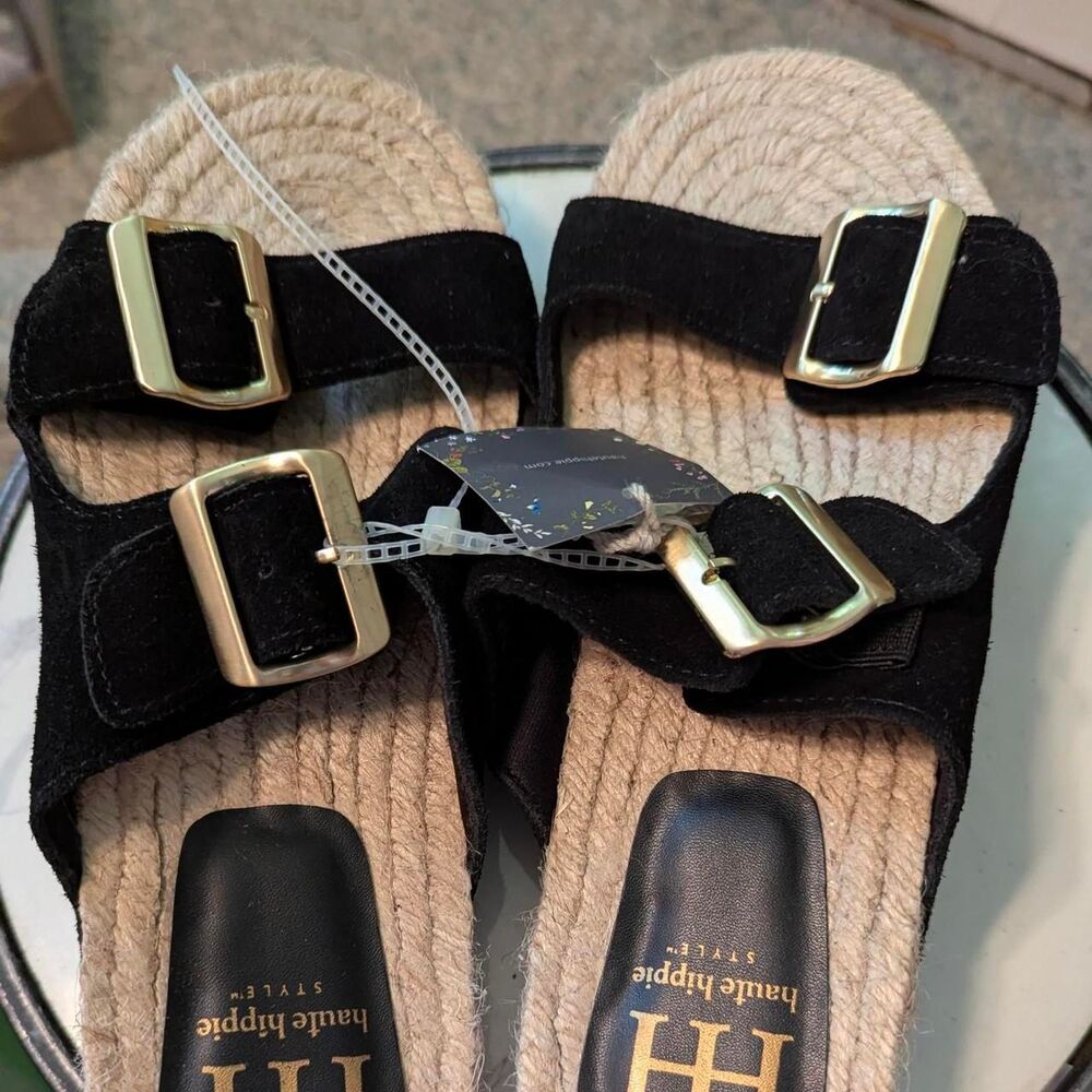 Haute-hippie Women's Black Sandals